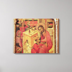 Lienzo St Luke que actúa en la cabeza de un hombre,