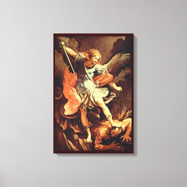 Lienzo St. Michael el Archangel (Anverso)