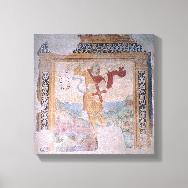 Lienzo St. Michael (fresco) (Anverso)