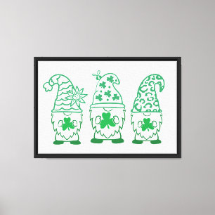 Lienzo St. Patrick's Day Gnomes-60682