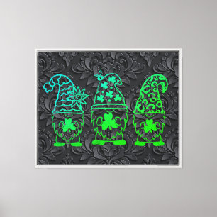 Lienzo St. Patrick's Day Gnomes-60682
