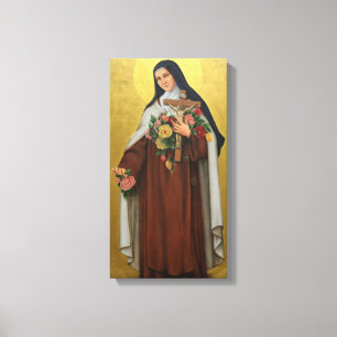 Lienzo St. Teresa del carmelita católico de Jesús del