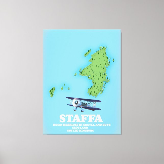 Lienzo Staffa Inner Hebrides en Argyll y Bute, Escocia (Anverso)
