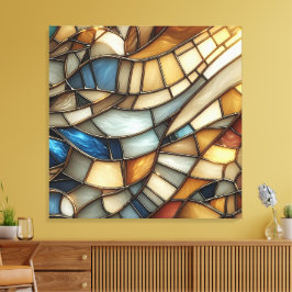 Lienzo Stained Glass Waves