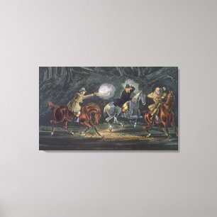 Lienzo Stand and Deliver, acuatado por E. Duncan