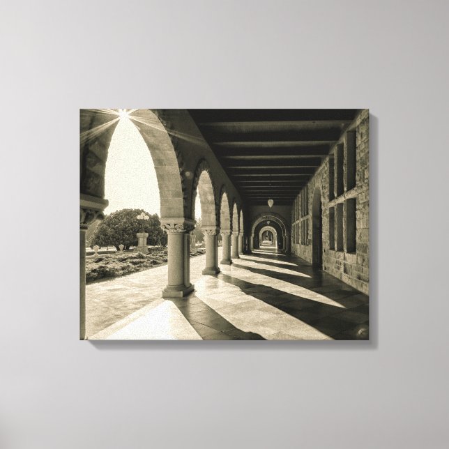 Lienzo Stanford Hallway (Anverso)