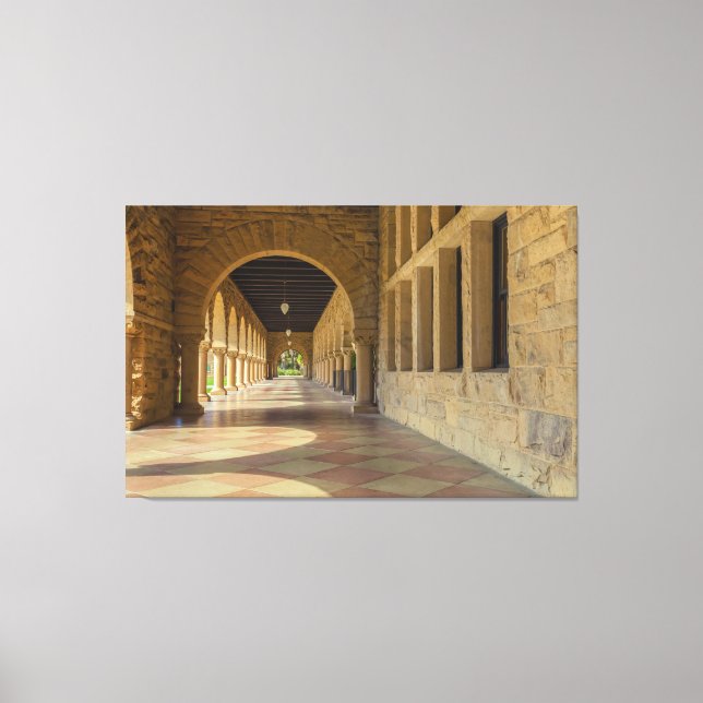 Lienzo Stanford Hallway (Anverso)