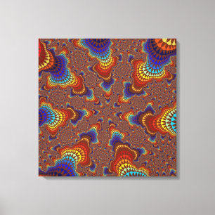 Lienzo Starburst arcoiris marrón
