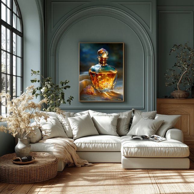 Lienzo Stardust Elixir - Luz cósmica en una botella Perfu (Subido por el creador)