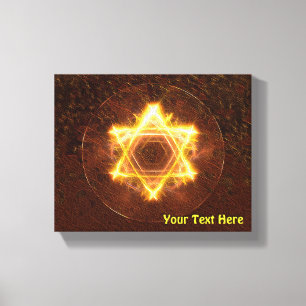 Lienzo Starfire Fractal Magen David