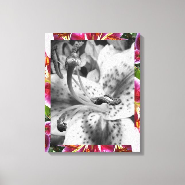Lienzo Stargazer Lily (Anverso)