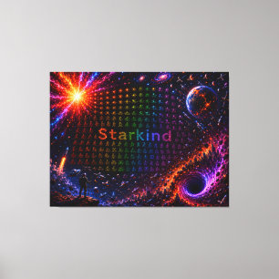 Lienzo Starkind – Evolución Cósmica de la Vida