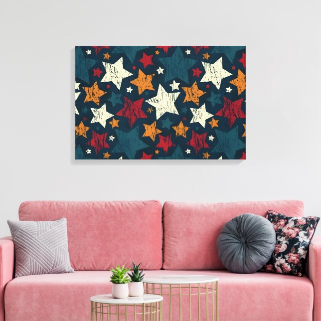 Lienzo Starry Night Chaos (Insitu (Sala de estar))