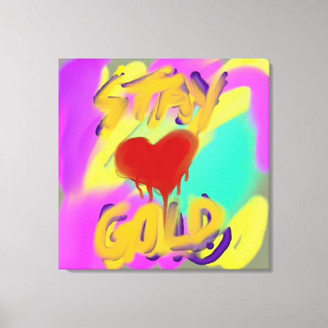 LIENZO STAY GOLD (Anverso)