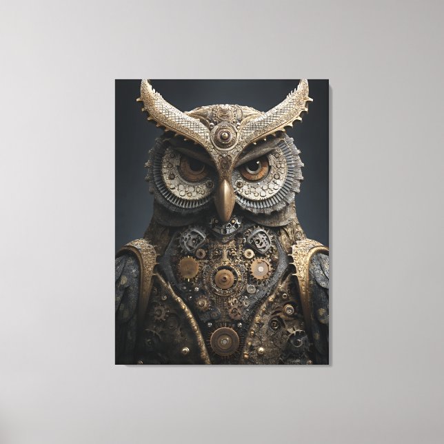 Lienzo Steampunk Brass Sentinel (Anverso)