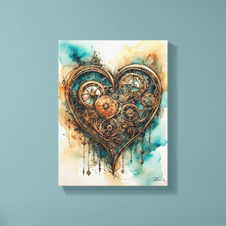 Lienzo Steampunk Love