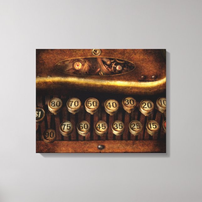 Lienzo Steampunk - Mecanismo de remuneración (Anverso)