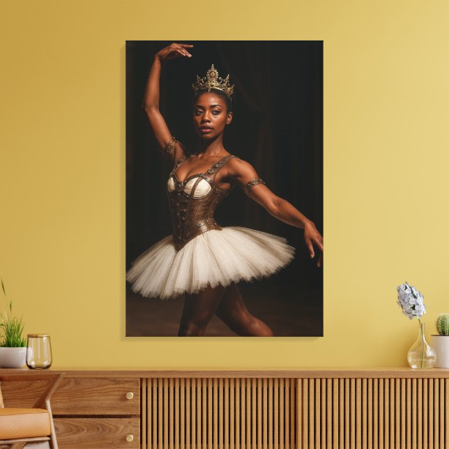 Lienzo Steampunk Royal Ballerina Elegante Fantasía (Insitu (Sala de estar))