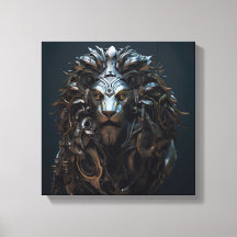 Steel King: El majestuoso león Metalizado
