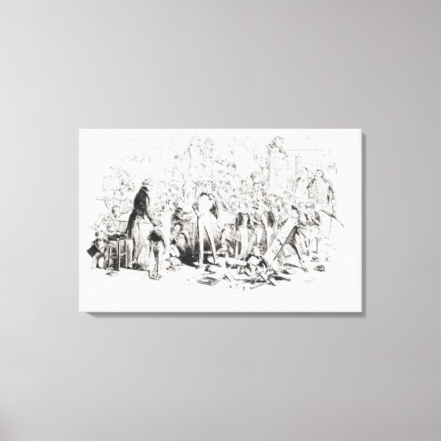 Lienzo Steerforth y Mell (Anverso)