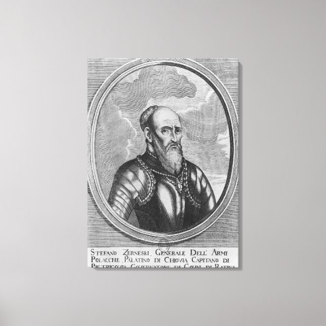 Lienzo Stefan Czarniecki, general polaco (Anverso)