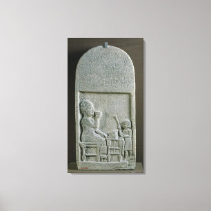 Lienzo Stela de Si'gabbor, sacerdote de dios de la luna