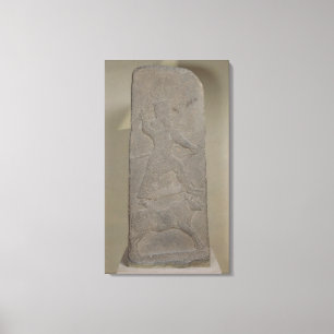 Lienzo Stele que representa a tormenta-dios Adad