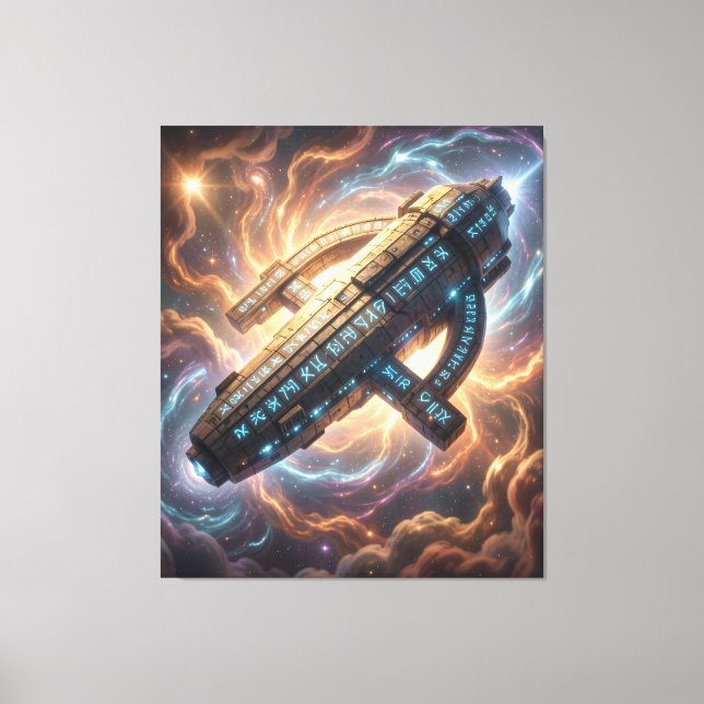 Lienzo Stellar Path – Journey Through the Universe´5 (Anverso)