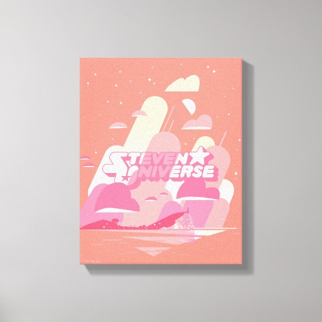 Lienzo Steven Universe | Ciudad de la playa (Anverso)