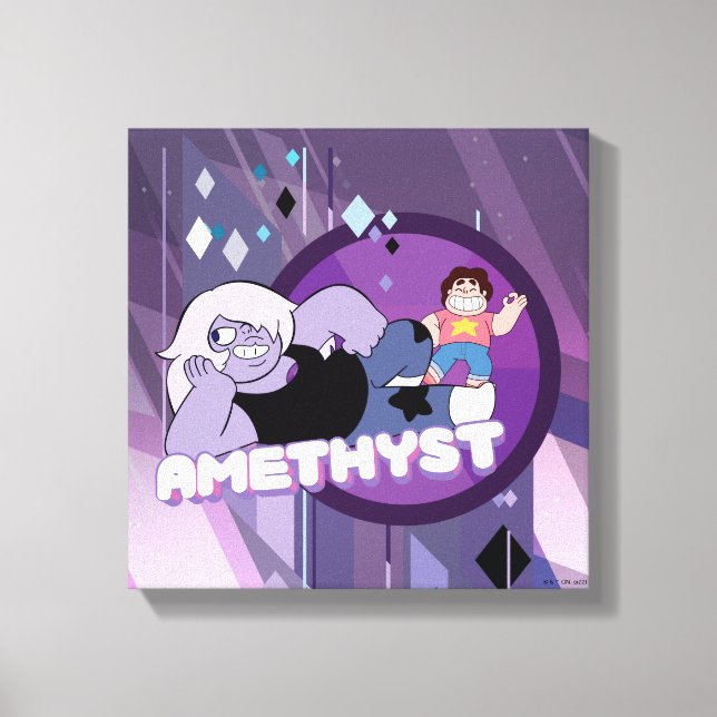 Lienzo Steven Universe | Gráfica de caracteres antimetist (Anverso)