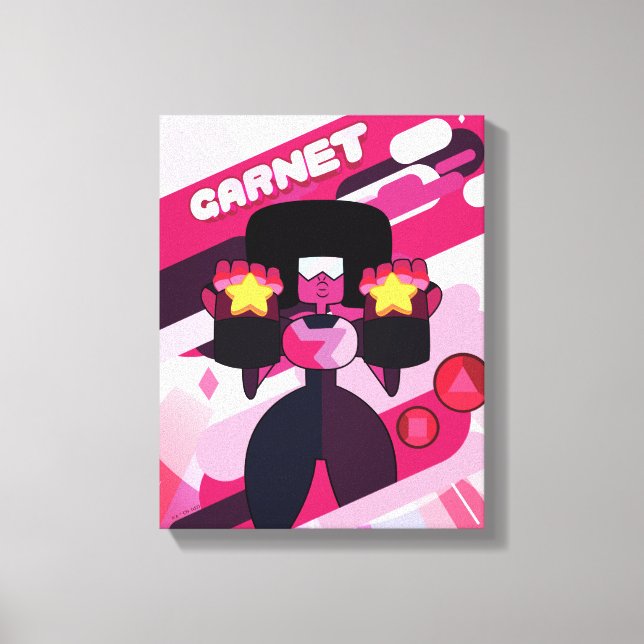 Lienzo Steven Universe | Gráfica de caracteres de red (Anverso)