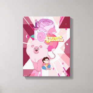 Lienzo Steven Universe   Legado Rosa Quartz