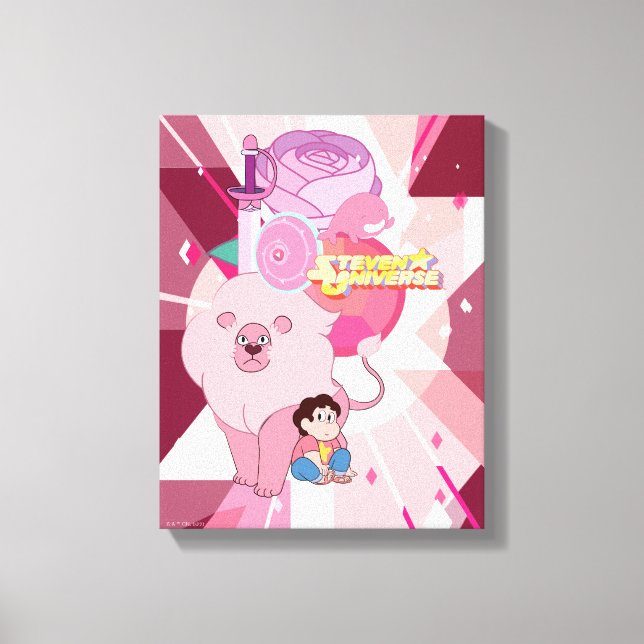 Lienzo Steven Universe | Legado Rosa Quartz (Anverso)