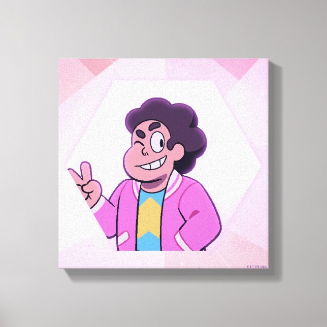 Lienzo Steven Universe | Retrato de diamante rosa (Anverso)