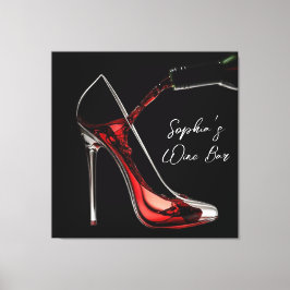 Lienzo Stiletto y Wine-Wine Bar