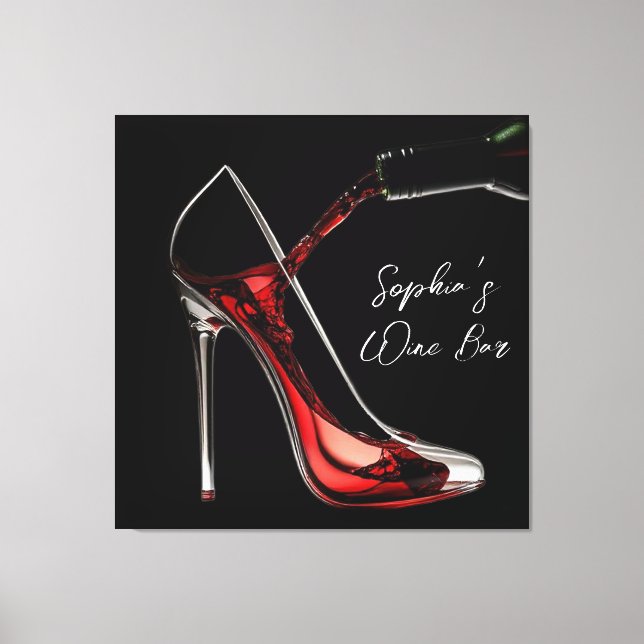 Lienzo Stiletto y Wine-Wine Bar (Anverso)