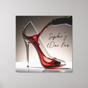 Lienzo Stiletto y Wine-Wine Bar