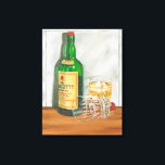 Lienzo Still Life with Scotch de Jennifer Goldberger<br><div class="desc">Dibuja su vaso a esta pintura realista de la vida de Jennifer Goldberger. Casi te imaginas acercándote a la pieza y tomándote un vaso. ¡Recibe tu copia hoy!</div>