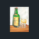Lienzo Still Life with Scotch de Jennifer Goldberger<br><div class="desc">Dibuja su vaso a esta pintura realista de la vida de Jennifer Goldberger. Casi te imaginas acercándote a la pieza y tomándote un vaso. ¡Recibe tu copia hoy!</div>