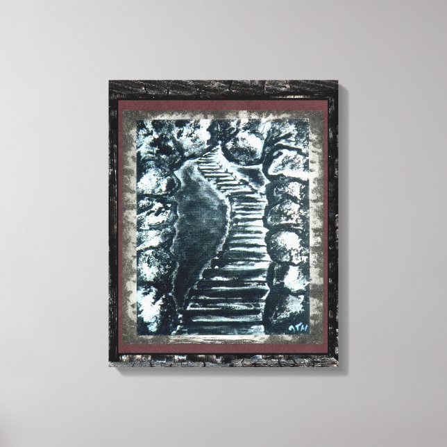 Lienzo Stone Pathway (Anverso)