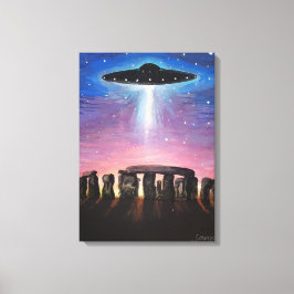 Lienzo Stonehenge UFO