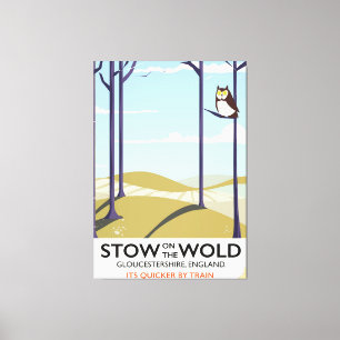 Lienzo Stow-on-the-Wold, Gloucestershire, Inglaterra