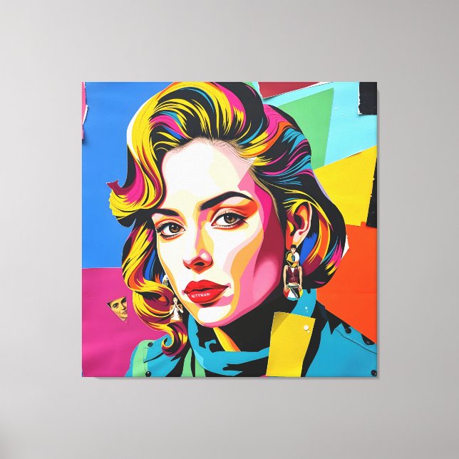 Lienzo “Strasha” - Collage Sueño Gloss Pop (Anverso)