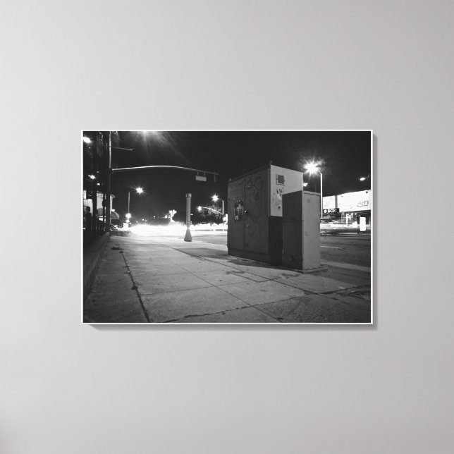 Lienzo Streams de luz de LA (Anverso)