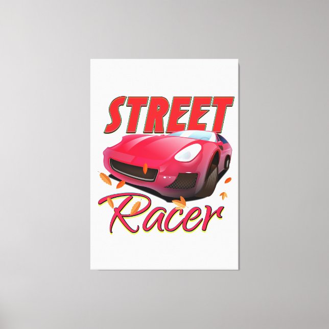 Lienzo Street Racer (Anverso)