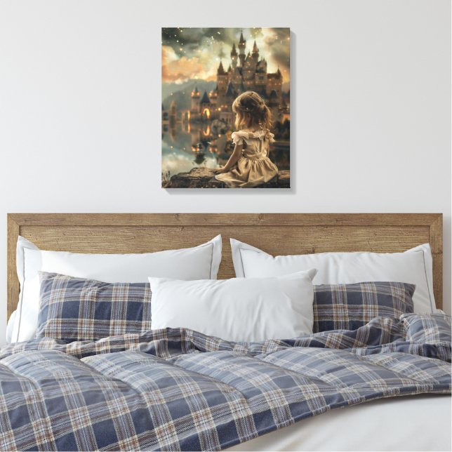 Lienzo Stretched Canvas met Princess Elly  (Insitu(Dormitorio))