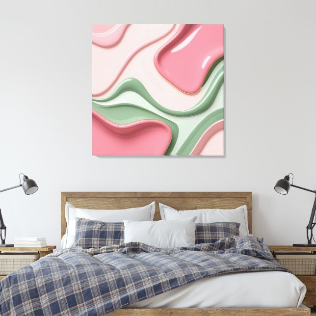 Lienzo Stretched canvas print in stylish graphic (Insitu(Dormitorio))