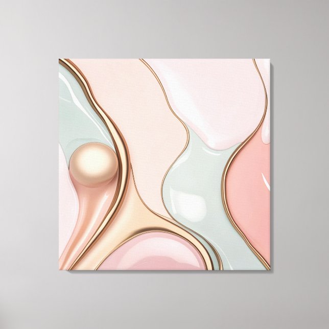 Lienzo Stretched canvas print in stylish graphic (Anverso)