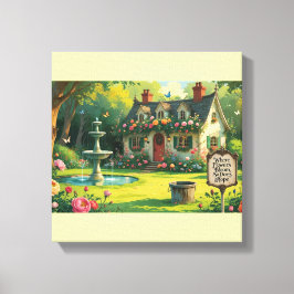 Lienzo Stretched Canvas Print-Inspirational Quote.