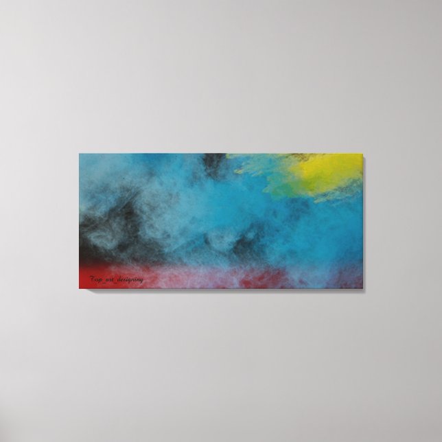 Lienzo Stretched Canvas Print  Space smoke  (Anverso)